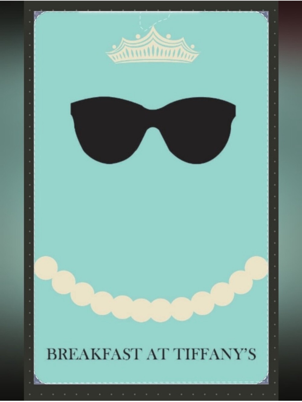 Breakfast at Tiffany's Inspired Blue Tote